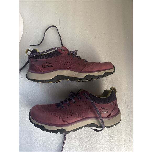 LL Bean Tek 2.5 Women's Size 8.5 Medium Purple Mesh Waterproof Insulated Shoes - Picture 1 of 16